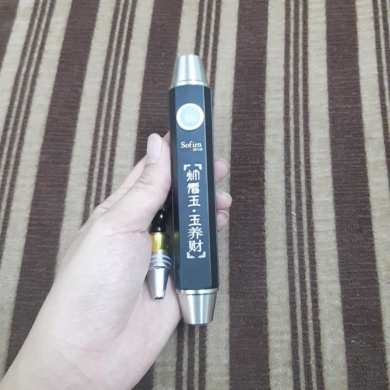 Đèn Pin Soi Đá 2 Đầu Có Ánh Sáng Trắng - Vàng