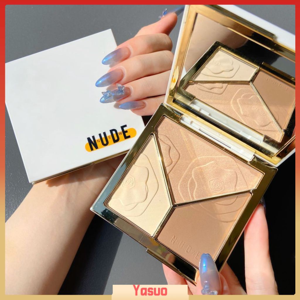 (Hàng Mới Về) Bảng Phấn Tạo Khối 3d 3 Màu Lâu Trôi Dành Cho Trang Điểm | BigBuy360 - bigbuy360.vn