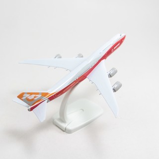 Mô hình máy bay Intercontinental Boeing B747 Orange 20cm Everfly