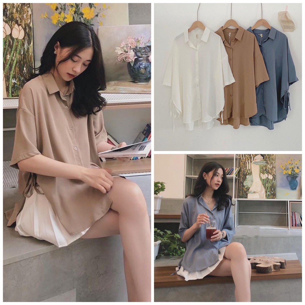 🌸 Thun kiểu form rộng tay lỡ 3158 học sinh hàn quốc cá tính Ulzzang 🌸