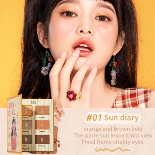 Bảng phấn mắt Pudaier 6 màu 90g