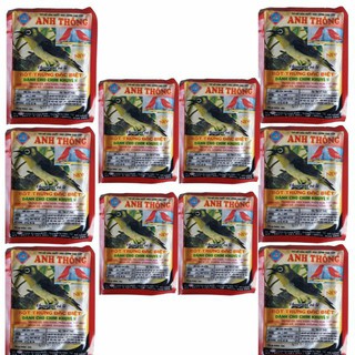 Combo 10 Gói Thức Ăn Chim Vành Khuyên Anh Thông 50g - Cám Chim Khoen