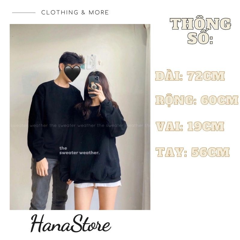 Áo Sweater Nỉ Bông ❤️ Áo nỉ ULZZANG form rộng UNISEX SIÊU HOT ❤️ | WebRaoVat - webraovat.net.vn