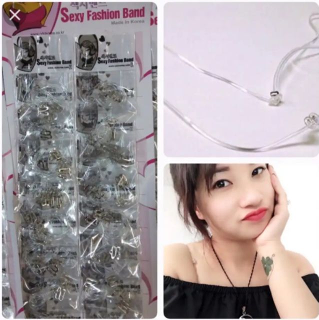 Dây Áo Quai Trong Sợi Bún Hàn Quốc