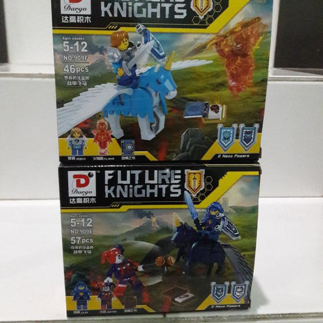 Mô Hình Đồ Chơi Lego Nexo Knight Pegasus Jestro Lance Clay Robin Aaron Macy Axl