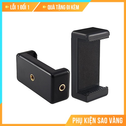 Đầu kẹp điện thoại trên xe máy hoặc sử dụng cho tripod, Phụ kiện SAO VÀNG kep233
