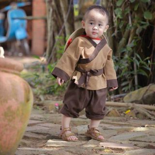 Set tiểu phu cho bé ( áo+ mũ+ quần+ thắt lưng 6-18kg)