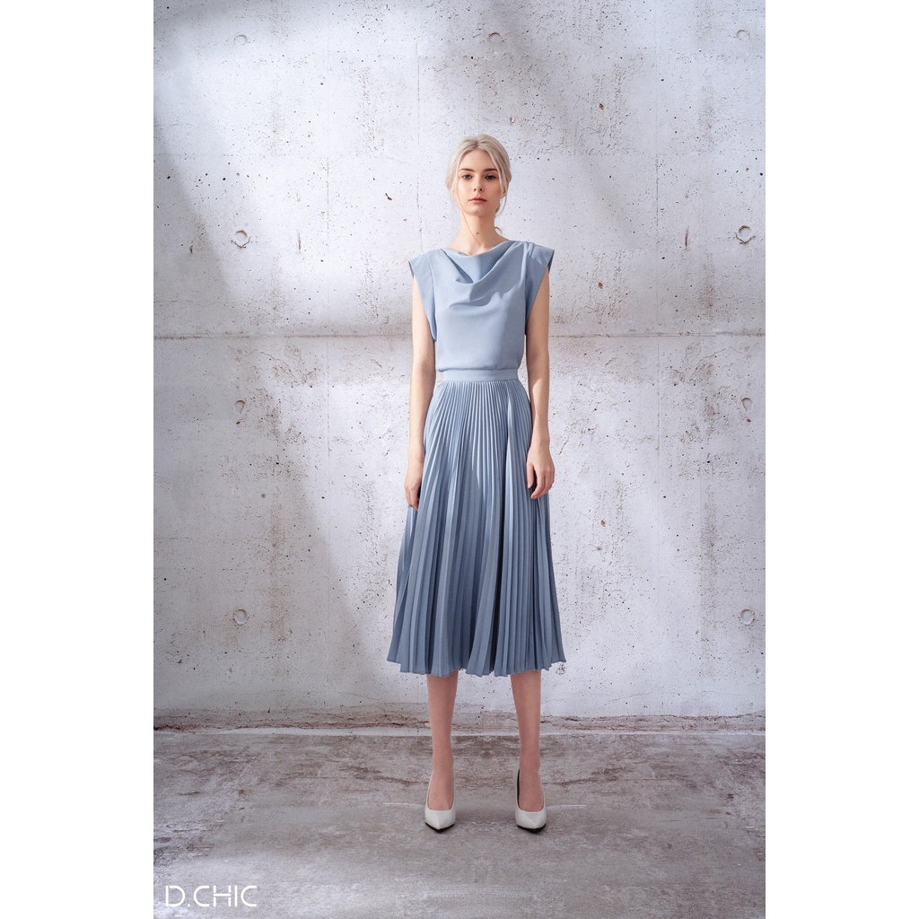 CHÂN VÁY DẬP LY HÌNH QUẠT D.CHIC MS: 380438 | BigBuy360 - bigbuy360.vn