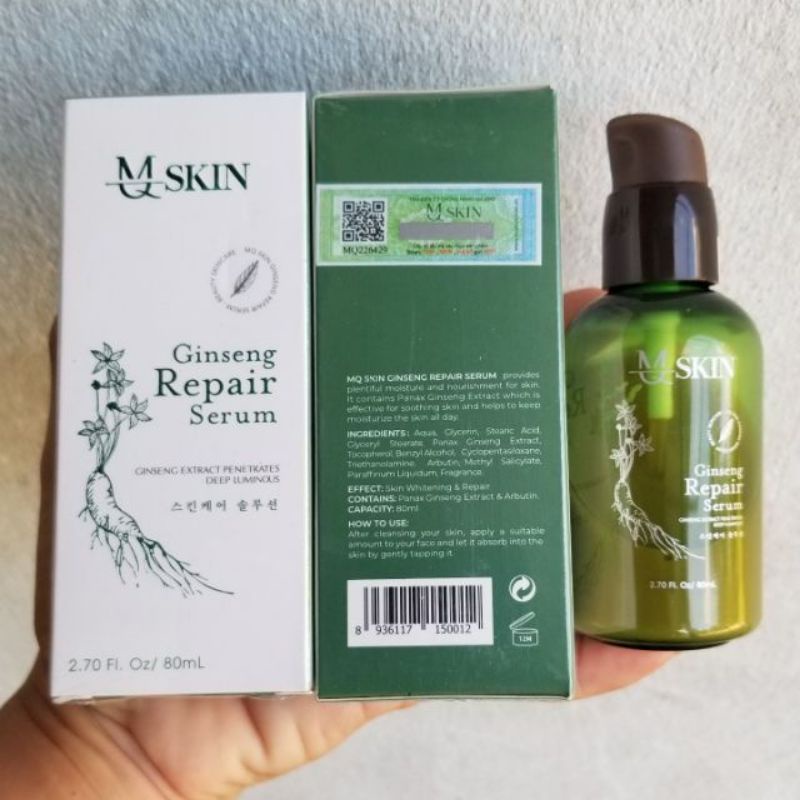 Serum Thay Da Nhân Sâm Chính Hãng Ginseng Repair Serum MQSKIN