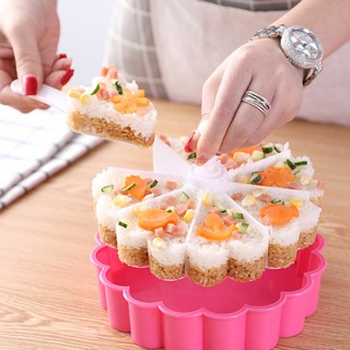 Khuôn nhựa ép tạo hình cơm/ xôi 8 ngăn hình tim