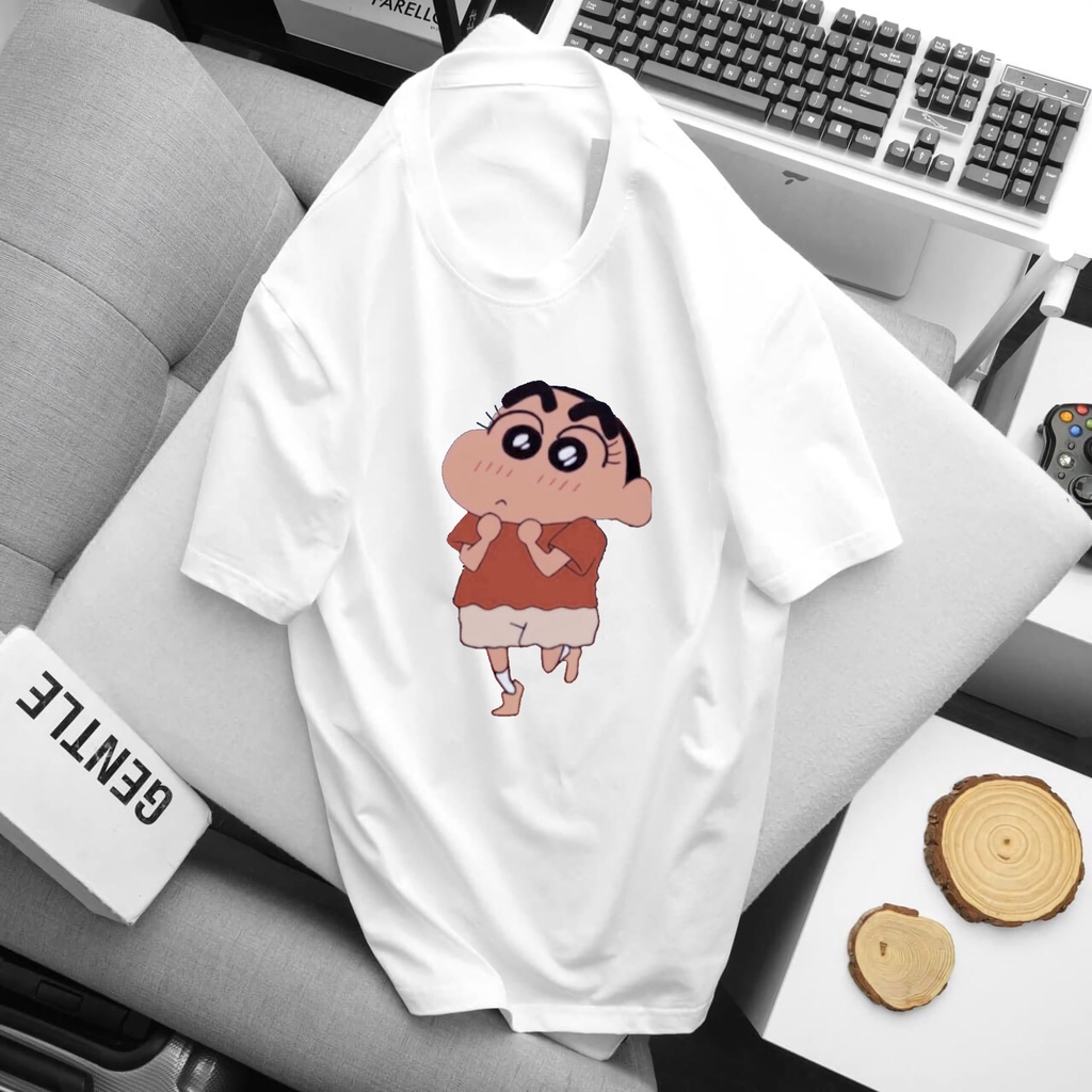 Áo thun cặp nam nữ có hình shin cậu bé bút chì cute ,mẫu mới sl có hạn - q102