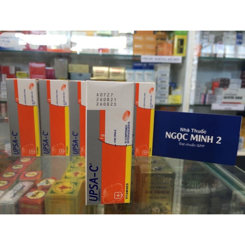 ✅  Upsa C 10 viên nén sủi bọt bổ sung vitamin tăng cường sức đề kháng
