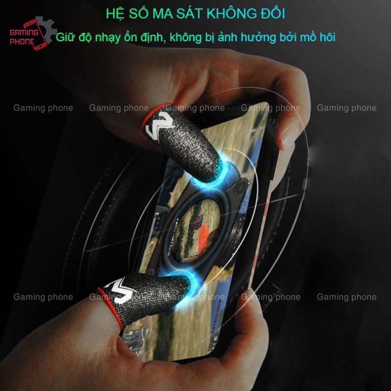 Găng tay chơi game MEMO dành cho điện thoại sợi carbon cảm ứng nhạy cho game PUBG FF Tốc Chiến Liên Quân mobile 4.9 | BigBuy360 - bigbuy360.vn