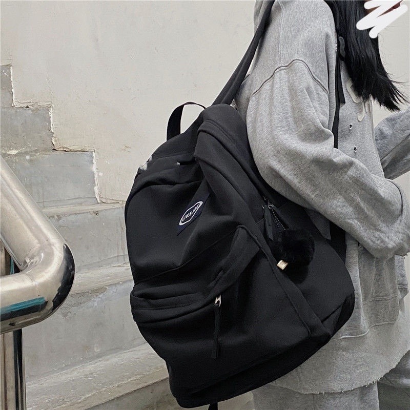 Harajuku Large Capacity Bags High School Students Middle School Backpack Fashion Women Backpack Fabric Oxford Durable Bags Waterproof Bags