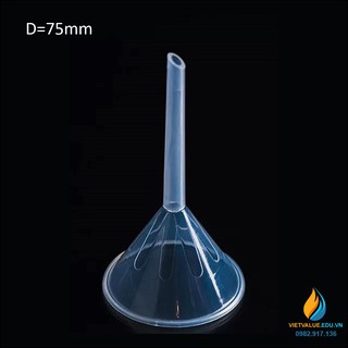 Phễu nhựa rót hóa chất, đường kính miệng 60mm