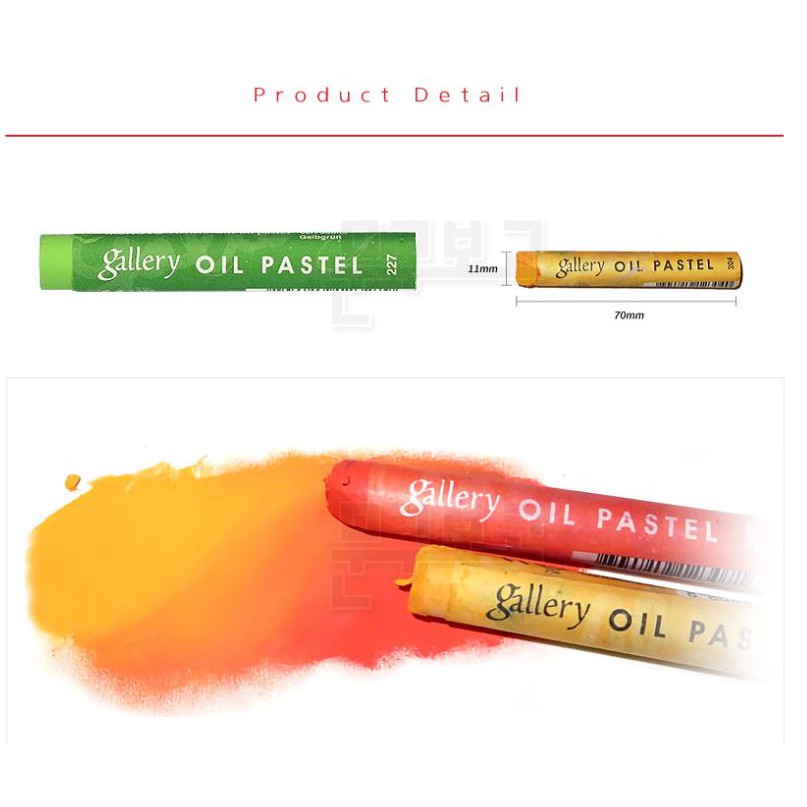 [3/3] Thỏi sáp dầu, oil pastel, Gallery, Mungyo, (Giá 1 thỏi-chọn màu)