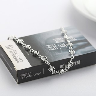 Lắc tay hình hoa bạc - TS-0110