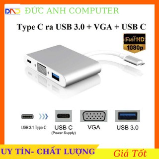 Cáp Chuyển Type-C ra USB 3.0, VGA, Type-C