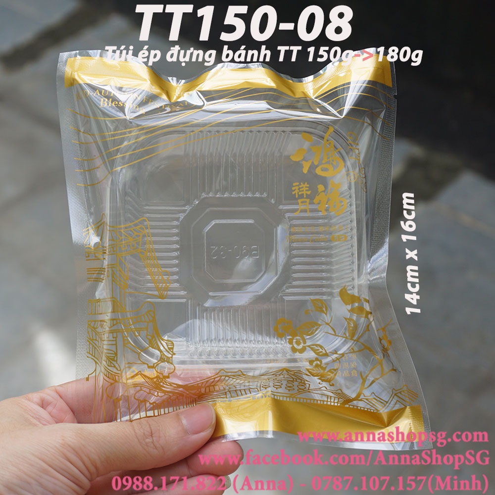 TT150-08 TÚI ÉP BÁNH TT 150g-&gt;180g NGÔI LÀNG (100c)