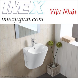 Lavabo treo tường nguyên khối - Lavabo rửa mặt IM 1340