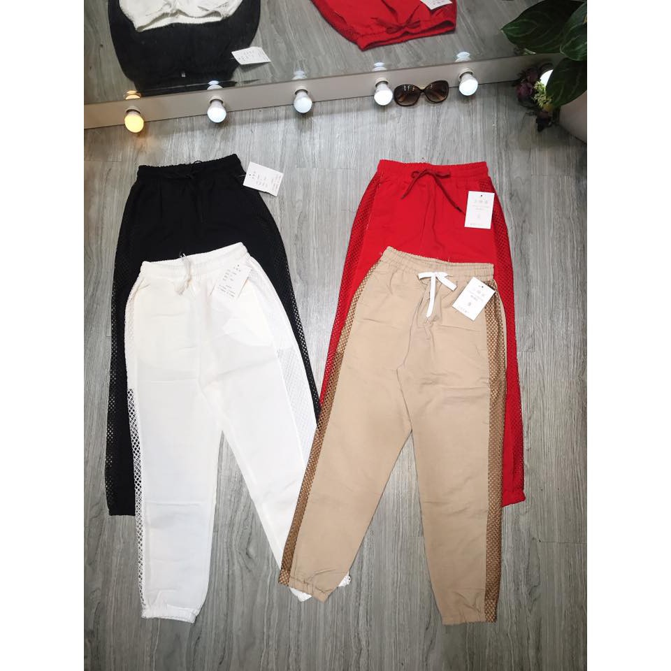 Quần Jogger Lưới Sườn, Tập Thể Thao, Gym Chất Đẹp Cho Nàng | BigBuy360 - bigbuy360.vn