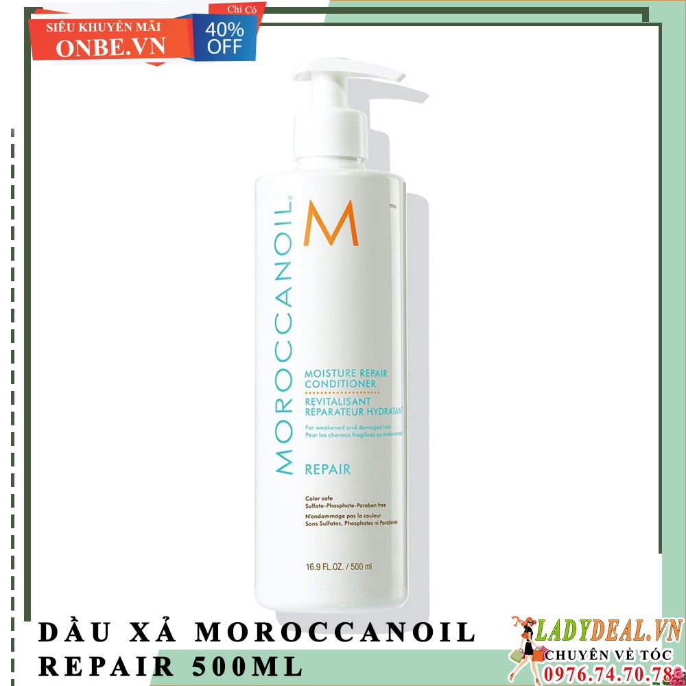 [ NHIỀU PHÂN LOẠI ] COMBO DẦU GỘI XẢ MOROCCANOIL REPAIR PHỤC HỒI ĐỘ ẨM 500ML VÀ HẤP DẦU 250ML