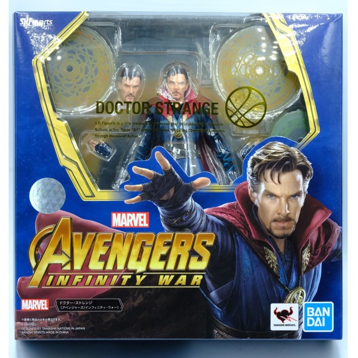 Mô hình SHF Doctor Strange Avengers Infinity War. Chính Hãng Bandai S.H.Figuarts Marvel. Hàng new nguyên seal ảnh thật