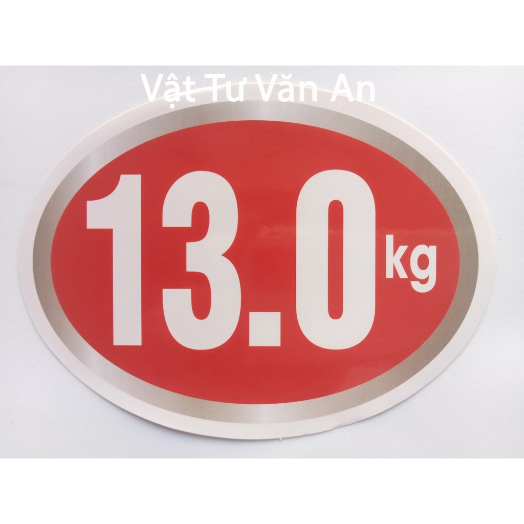 Tem decal dán số kg số cân máy giặt