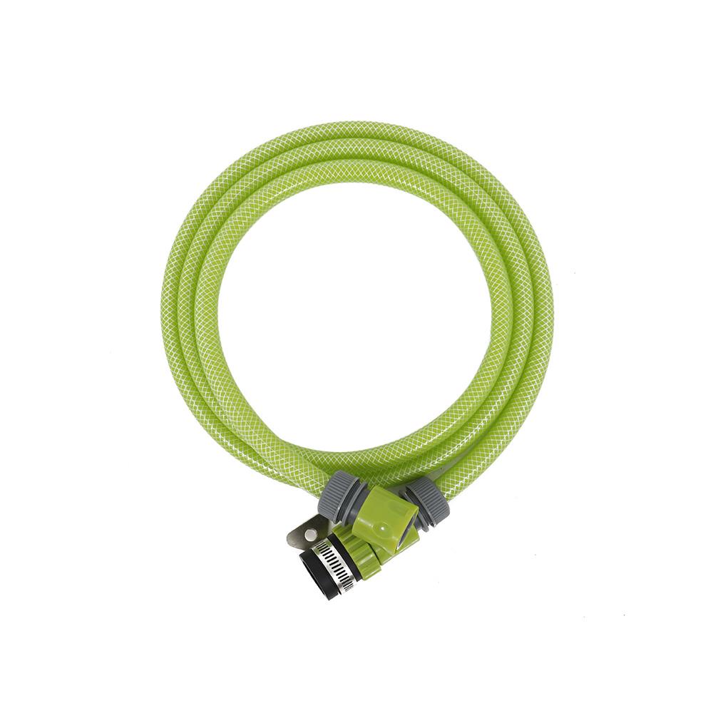 HomeBase SPRING Cuộn ống nước rulo bằng sợi thủy tinh Thái Lan W-07 12mm X20M W41XD39XH46cm màu xanh lá/xám