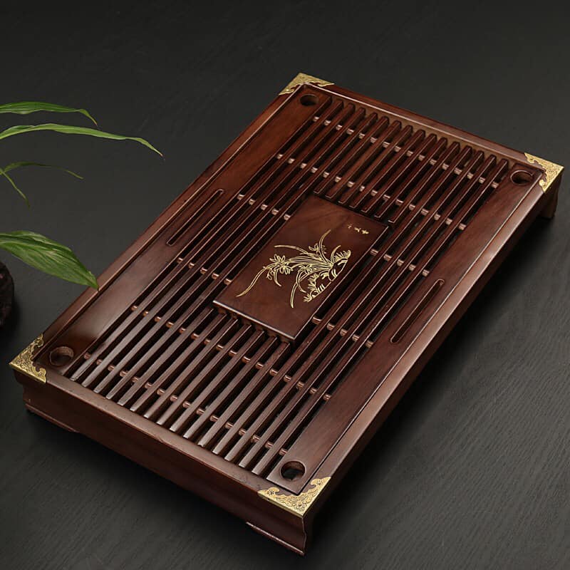 Khay trà gỗ sồi