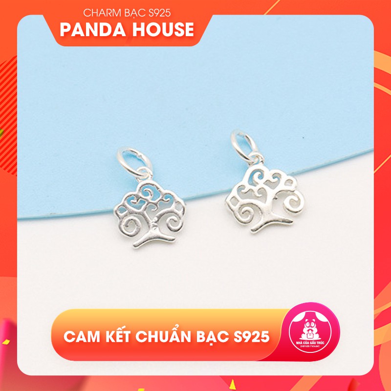 Charm bạc s925 hình cây trí tuệ (charm treo) - Panda House