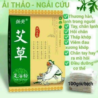 Sỉ thảo dược ngâm chân thải độc tố, bột ngâm chân, gói ngâm chân thuốc bắc -túi 600g/100 gói