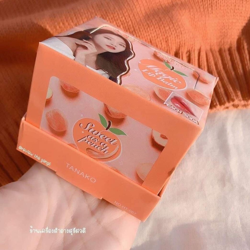 Son dưỡng trái đào Peach soda magic lip balm