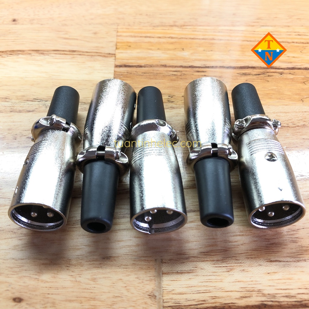 Giắc canon đực KTV 3 lỗ # phụ kiện âm thanh