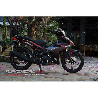 Tem Trùm Exciter 150 Light đen đỏ