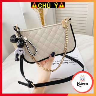 Túi Xách Nữ⚡𝑭𝑹𝑬𝑬 𝑺𝑯𝑰𝑷⚡KZ 01 - Có Ảnh + Video Thật - Thiết Kế Độc Đáo,Phong Cách Hàn Quốc, Cao Cấp , Đẹp - Da PU Mềm Caro