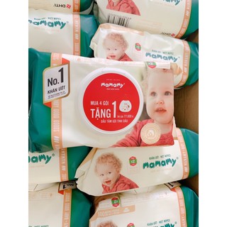 {Chính Hãng}Giấy ướt Mamamy không mùi loại 100 tờ