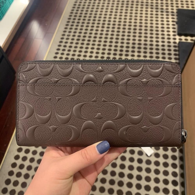 Ví Da Dài Có Khóa Kéo Thời Trang Dành Cho Nam F75000 F74597