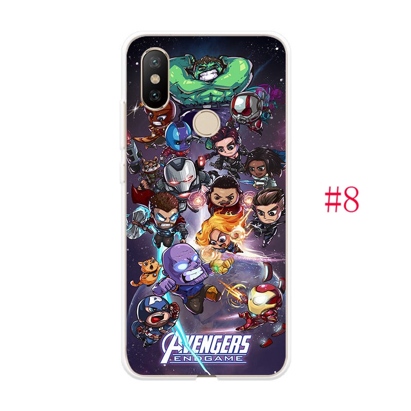 Ốp Điện Thoại Tpu Dẻo Họa Tiết Spiderman Iron Man Độc Đáo Thời Trang Cho Xiaomi Mi 6 A1 A2 Lite A2Lite Pocophone F1