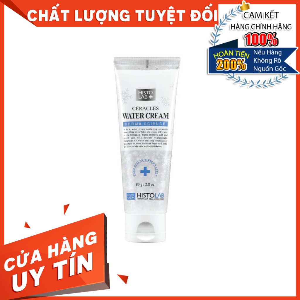 Kem Dưỡng Ẩm Bông Tuyết Histolab Ceracles Water Cream Giúp Da Luôn Ẩm Mượt, Mềm Mại 80g