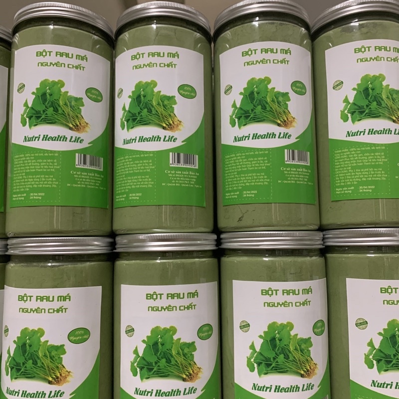 Bột rau má sấy lạnh hộp 500g