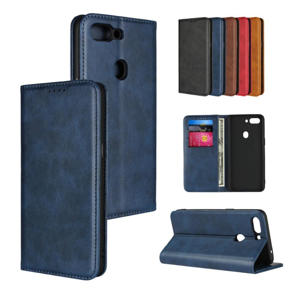 Bao da có nắp lật có tính từ kèm ngăn đựng thẻ kiểu dáng đơn giản cho điện thoại Samsung j7 prime j7 plus j7 pro