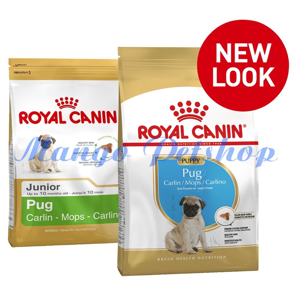 Thức Ăn Cho Chó Con Royal Canin Pug Túi Hãng 500Gr