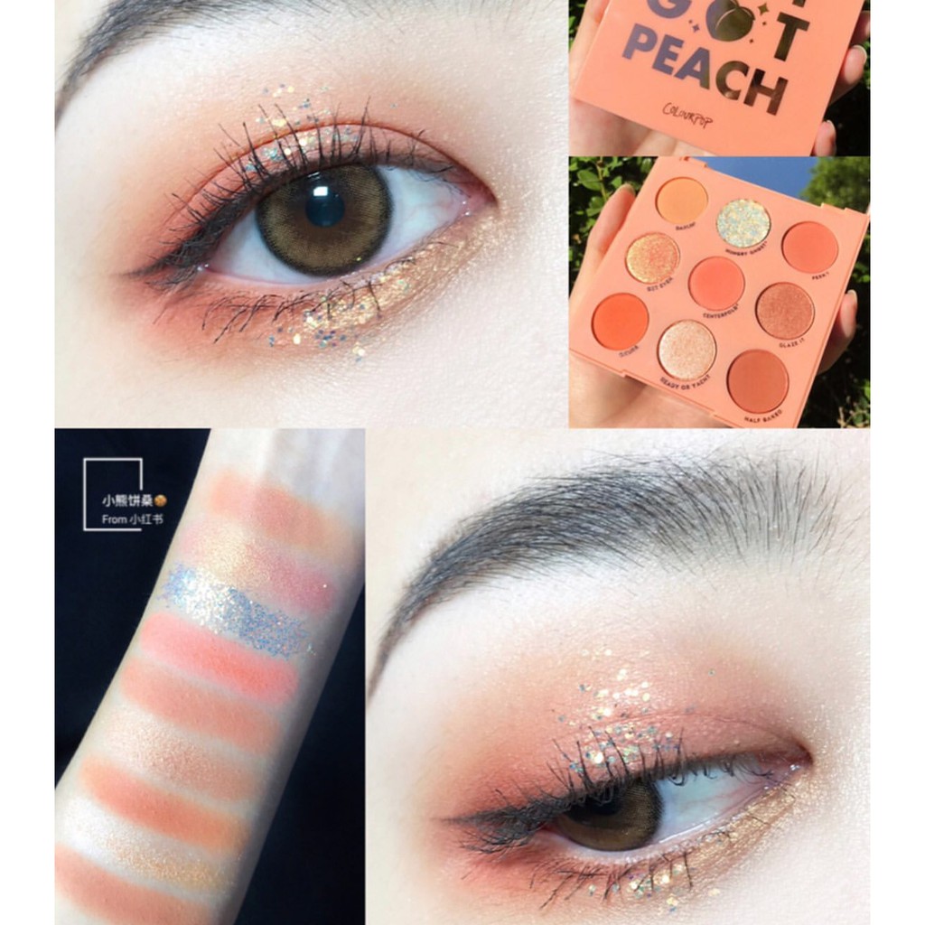 Bảng màu mắt Colourpop Baby Got Peach - phấn mắt Colorpop - phấn mắt 9 ô Eyeshadow palette
