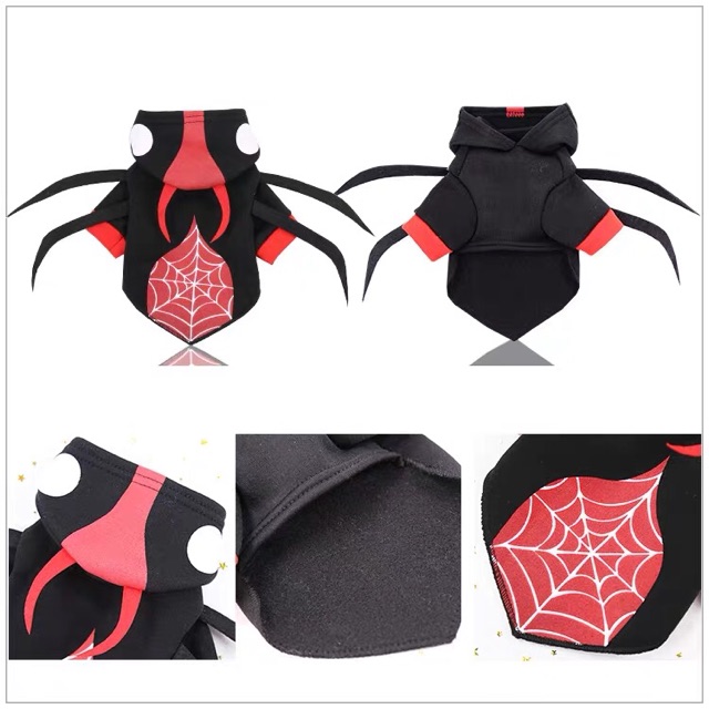 ÁO HOÁ TRANG HALLOWEEN NHỀN NHỆN CHO THÚ CƯNG