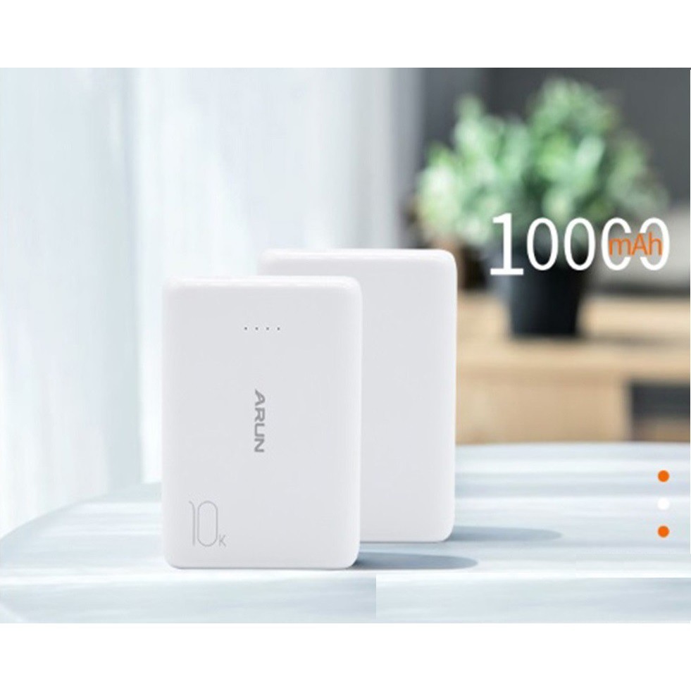 Sạc Dự Phòng Mini Arun CK10 10000mAh 3.0A - BH 1 Năm - chuyensiphukien1