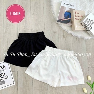 Quần shorts lưng thun ống rộng PC