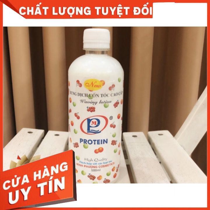 Thuốc uốn tóc lạnh Trái Cây 500ml Minh Phượng không dùng máy định hình nếp tóc , bảo vệ tóc không khô tóc  vào lon nhanh