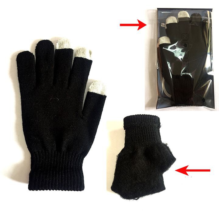 Găng tay giữ ấm mùa đông Cảm Ứng Điện thoại siêu nhạy tiện lợi đi xe máy cho nam nữ