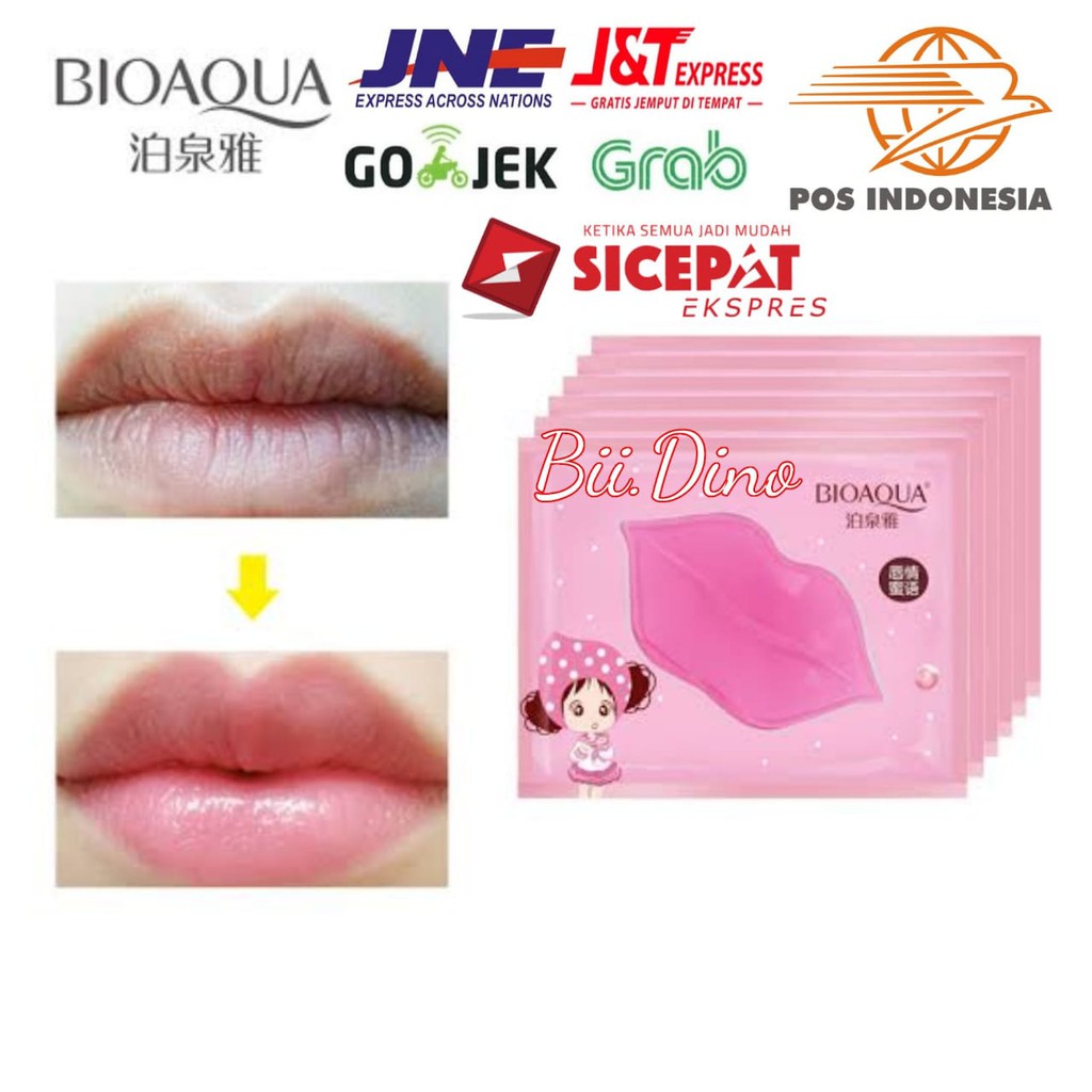 (hàng Mới Về) Mặt Nạ Môi Collagen Màu Hồng Bioaqua | BigBuy360 - bigbuy360.vn